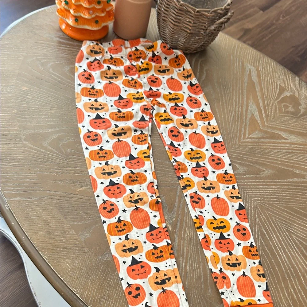 Gymboree Kids Pumpkin Jack-o’-lantern Halloween Pajama Set